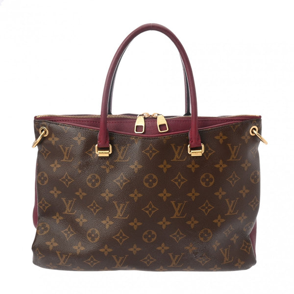 LOUIS VUITTON ルイヴィトン モノグラム パラス 2WAY レザン M42810 レディース モノグラムキャンバス ハンドバッグ Bランク 中古 銀蔵