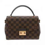 LOUIS VUITTON ルイヴィトン ダミエ クロワゼット 2WAY ブラウン N53000 レディース ダミエキャンバス ハンドバッグ Aランク 中古 銀蔵