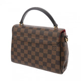 LOUIS VUITTON ルイヴィトン ダミエ クロワゼット 2WAY ブラウン N53000 レディース ダミエキャンバス ハンドバッグ Aランク 中古 銀蔵