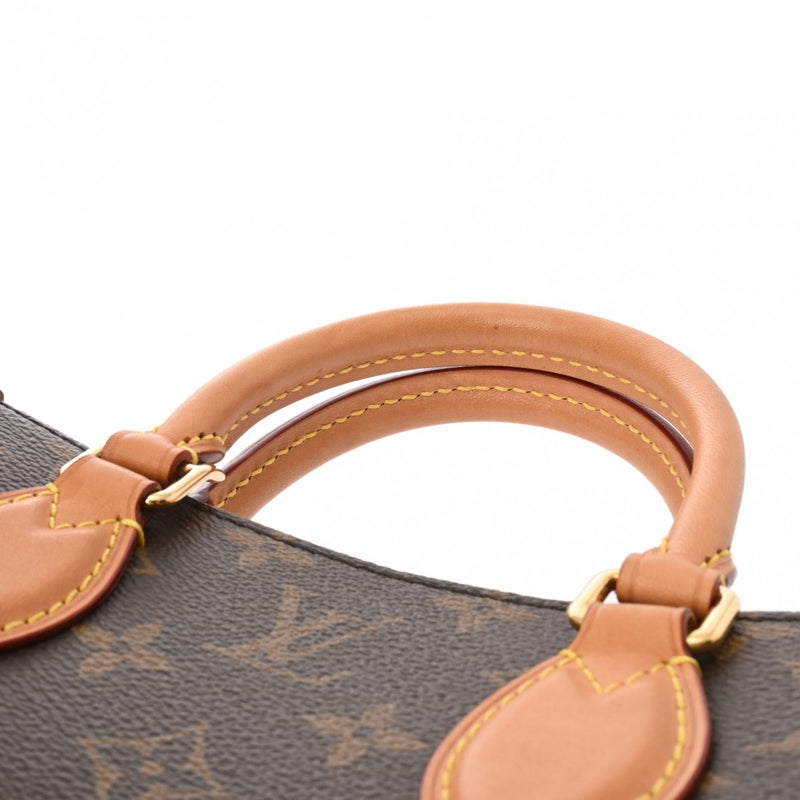 Louis Vuitton ハンドバッグ ブラウン キャンバス LOUIS VUITTON（ルイ・ヴィトン） バッグ レディース ブランド