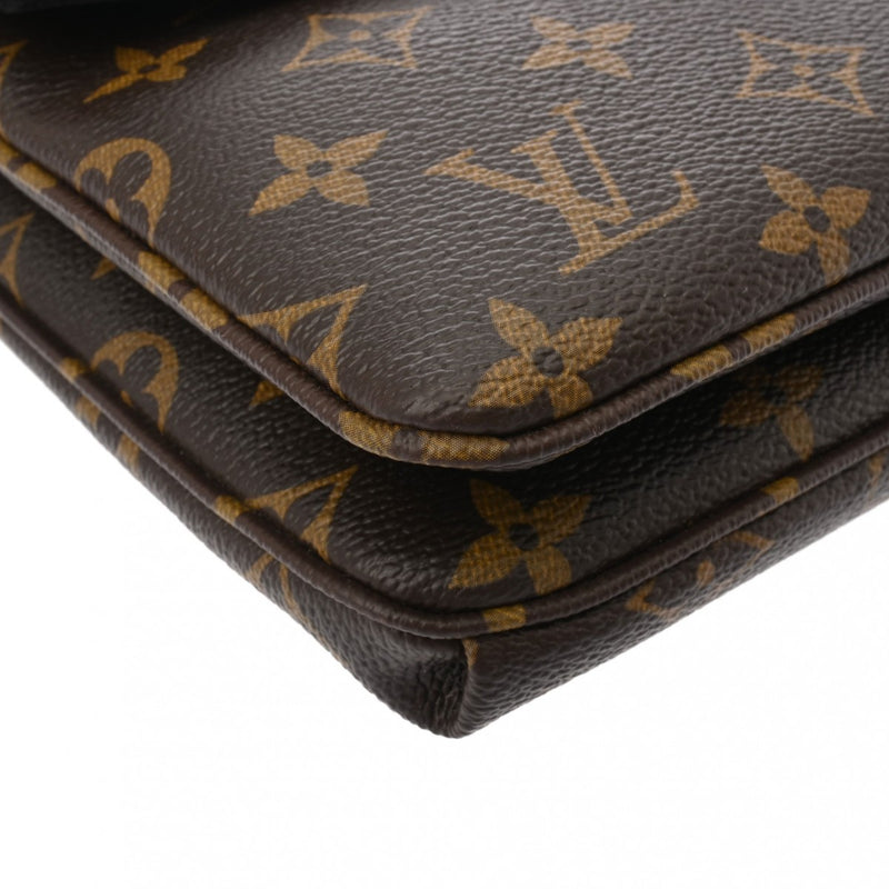 LOUIS VUITTON ルイヴィトン モノグラム トワイス ノワール M50185 レディース モノグラムキャンバス ショルダーバッグ Aランク 中古 銀蔵