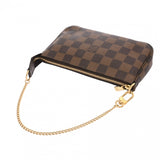 LOUIS VUITTON ルイヴィトン ダミエ ミニ ポシェット アクセソワール ブラウン N58009 レディース ダミエキャンバス アクセサリーポーチ Aランク 中古 銀蔵