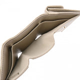 CHANEL シャネル 2.55 マトラッセ コンパクトウォレット シルバー A70325 レディース カーフ 三つ折り財布 ABランク 中古 銀蔵