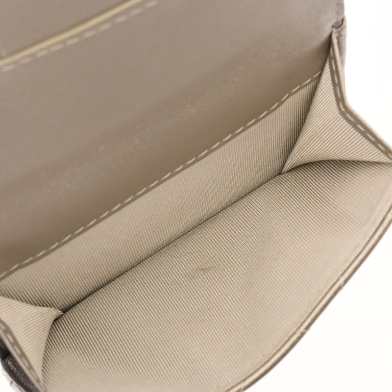 CHANEL シャネル 2.55 マトラッセ コンパクトウォレット シルバー A70325 レディース カーフ 三つ折り財布 ABランク 中古 銀蔵