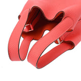 HERMES エルメス ピコタン ロック PM ローズテキサス U刻印(2022年頃) レディース トリヨンクレマンス ハンドバッグ Aランク 中古 銀蔵