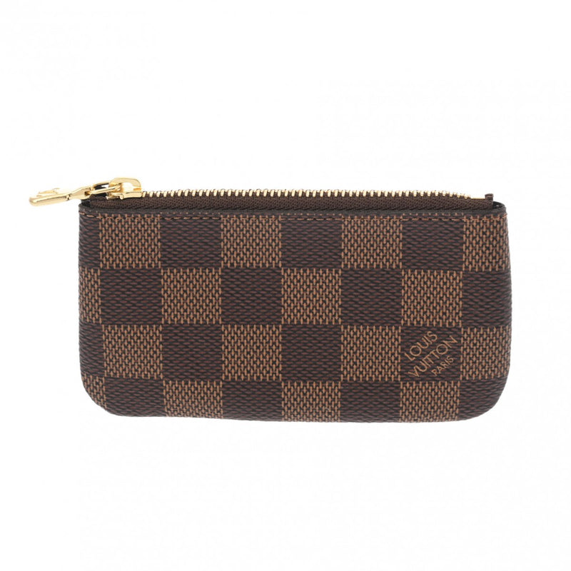 LOUIS VUITTON ルイヴィトン ダミエ ポシェットクレ  ブラウン N62658 ユニセックス ダミエキャンバス コインケース 新同 中古 銀蔵