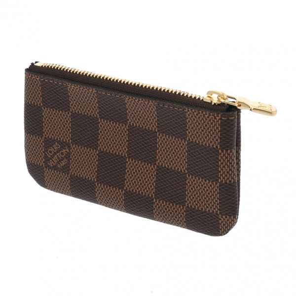 LOUIS VUITTON ルイヴィトン ダミエ ポシェットクレ  ブラウン N62658 ユニセックス ダミエキャンバス コインケース 新同 中古 銀蔵