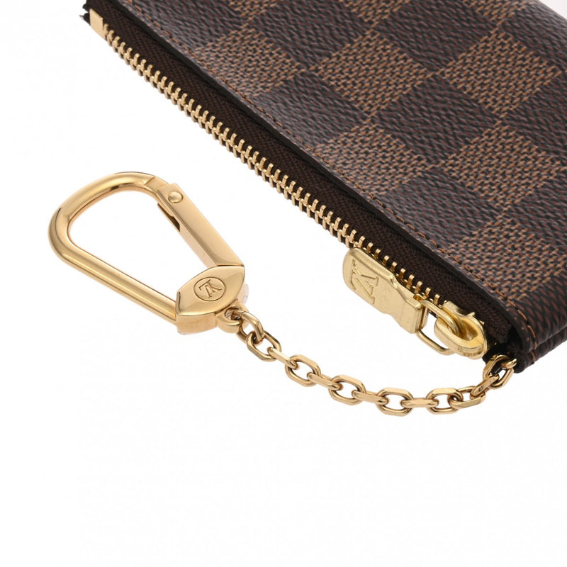 LOUIS VUITTON ルイヴィトン ダミエ ポシェットクレ  ブラウン N62658 ユニセックス ダミエキャンバス コインケース 新同 中古 銀蔵