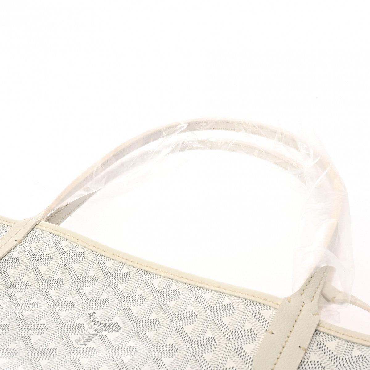 ゴヤール サンルイ GM ホワイト レディース PVC トートバッグ GOYARD