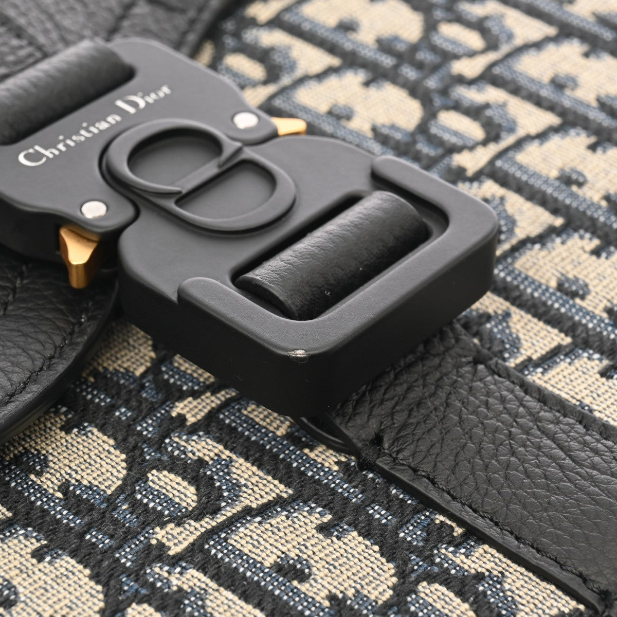 CHRISTIAN DIOR メッセンジャーバッグ ネイビー/ベージュ 800000132925000-12_980bfd86-