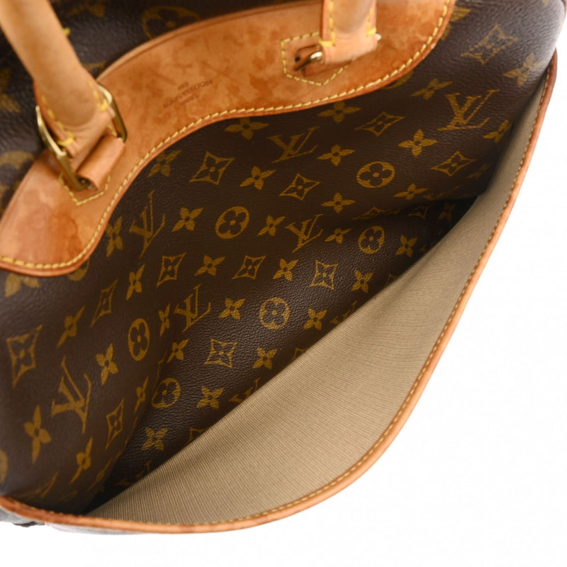 LOUIS VUITTON ルイヴィトン モノグラム ドーヴィル ブラウン M47270 レディース モノグラムキャンバス ハンドバッグ Bランク 中古 銀蔵