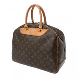 LOUIS VUITTON ルイヴィトン モノグラム ドーヴィル ブラウン M47270 レディース モノグラムキャンバス ハンドバッグ Bランク 中古 銀蔵