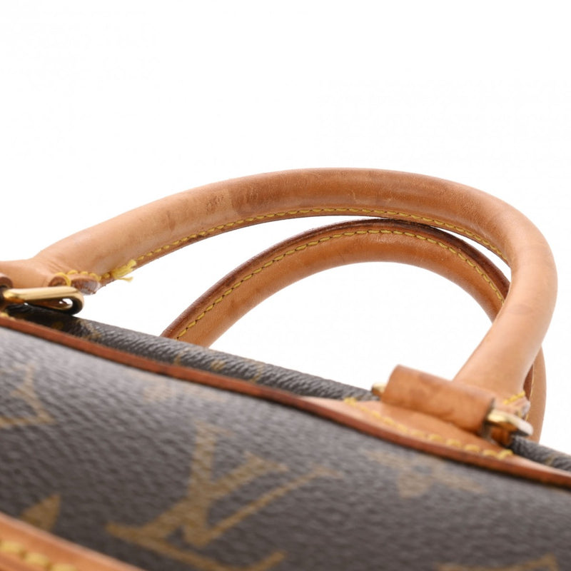 LOUIS VUITTON ルイヴィトン モノグラム ドーヴィル ブラウン M47270 レディース モノグラムキャンバス ハンドバッグ Bランク 中古 銀蔵