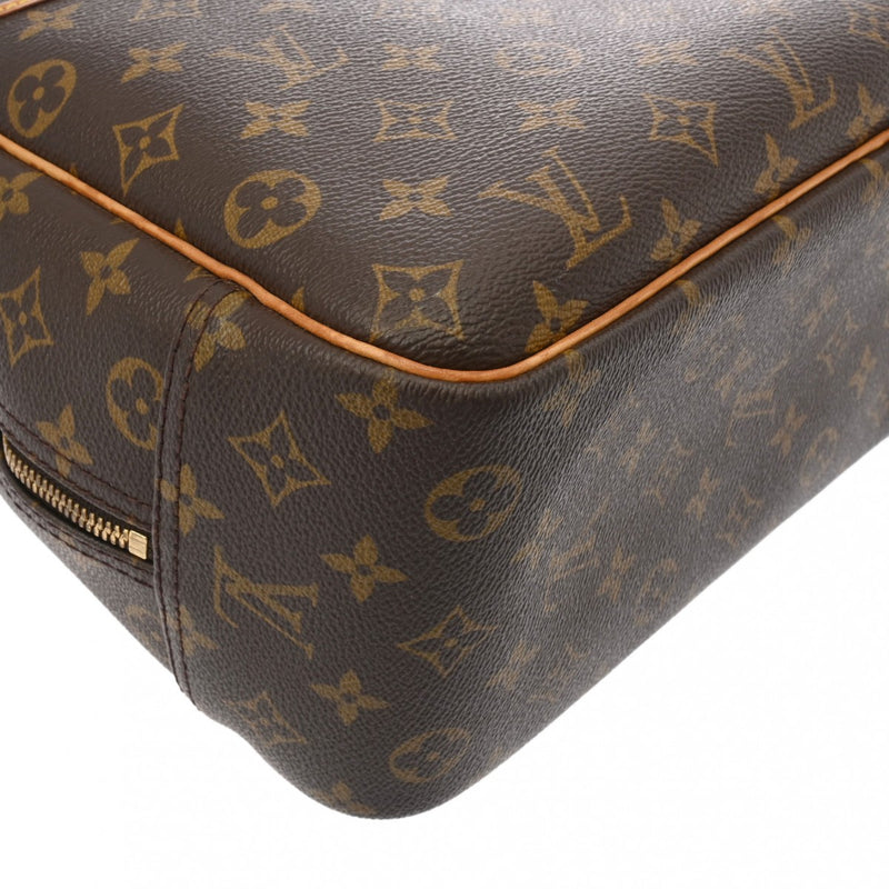 LOUIS VUITTON ルイヴィトン モノグラム ドーヴィル ブラウン M47270 レディース モノグラムキャンバス ハンドバッグ Bランク 中古 銀蔵