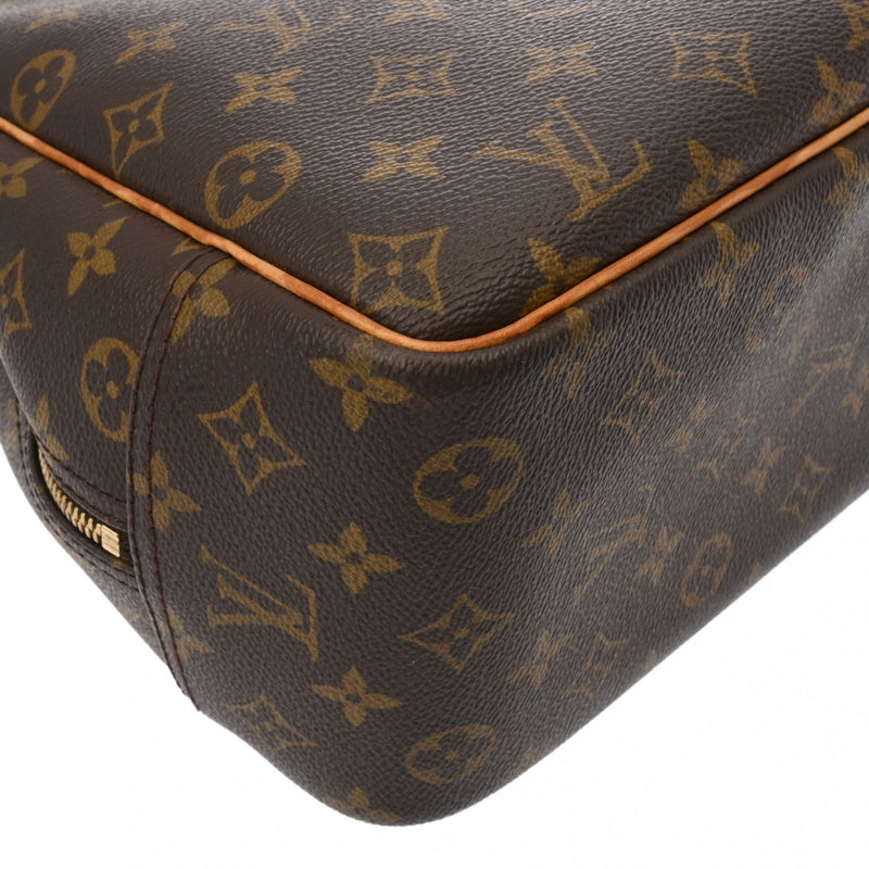 LOUIS VUITTON ルイヴィトン モノグラム ドーヴィル ブラウン M47270 レディース モノグラムキャンバス ハンドバッグ Bランク 中古 銀蔵