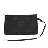 LOUIS VUITTON ルイヴィトン モノグラムアンプラント ネヴァーフル MM ノワール M45685 ユニセックス レザー トートバッグ Aランク 中古 銀蔵
