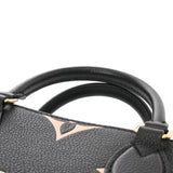 LOUIS VUITTON ルイヴィトン モノグラムアンプラント オンザゴー PM 2WAY ブラック/ベージュ M45659 RFIDタグ(ICチップ) レディース レザー ハンドバッグ Aランク 中古 銀蔵