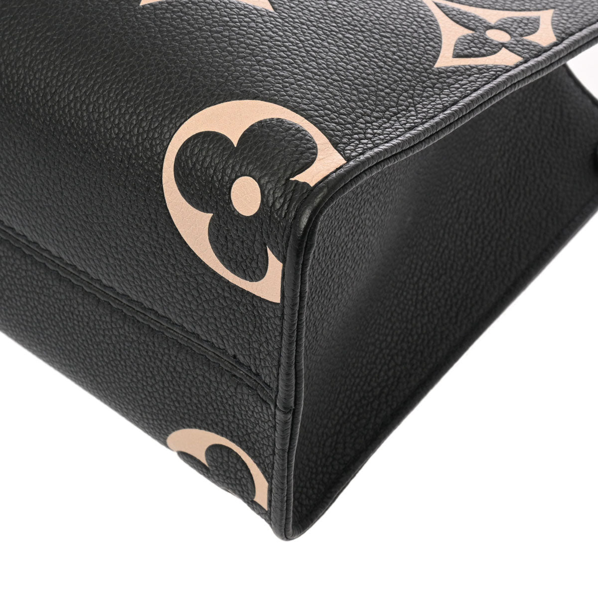 ルイヴィトンオンザゴー PM 2WAY 43006 ブラック/ベージュ RFIDタグ(IC