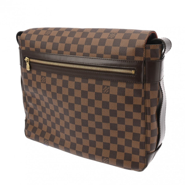 LOUIS VUITTON ルイヴィトン ダミエ バスティーユ ブラウン N45258 ユニセックス ダミエキャンバス ショルダーバッグ ABランク 中古 銀蔵