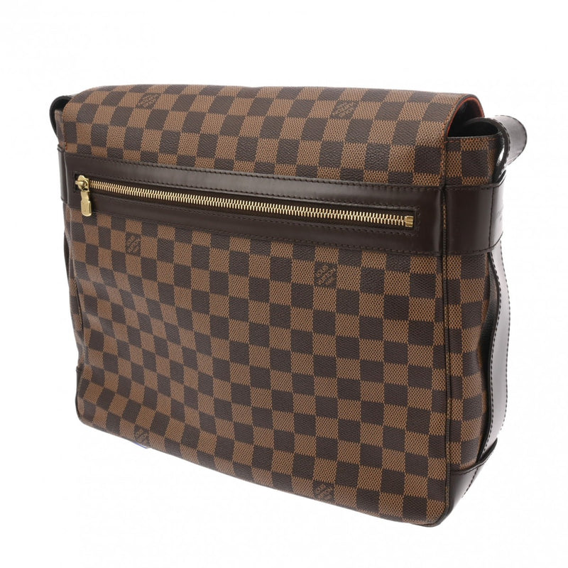 LOUIS VUITTON ルイヴィトン ダミエ バスティーユ ブラウン N45258 ユニセックス ダミエキャンバス ショルダーバッグ ABランク 中古 銀蔵