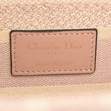 CHRISTIAN DIOR クリスチャンディオール レディ ディーライト ミディアム  ピンク M05650RGO レディース キャンバス ハンドバッグ Bランク 中古 銀蔵