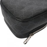 GUCCI グッチ インターロッキングG ブラック 672952 ユニセックス PVC レザー ショルダーバッグ Aランク 中古 銀蔵