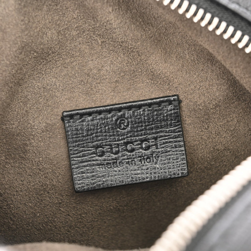 GUCCI グッチ インターロッキングG ブラック 672952 ユニセックス PVC レザー ショルダーバッグ Aランク 中古 銀蔵