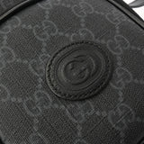 GUCCI グッチ インターロッキングG ブラック 672952 ユニセックス PVC レザー ショルダーバッグ Aランク 中古 銀蔵