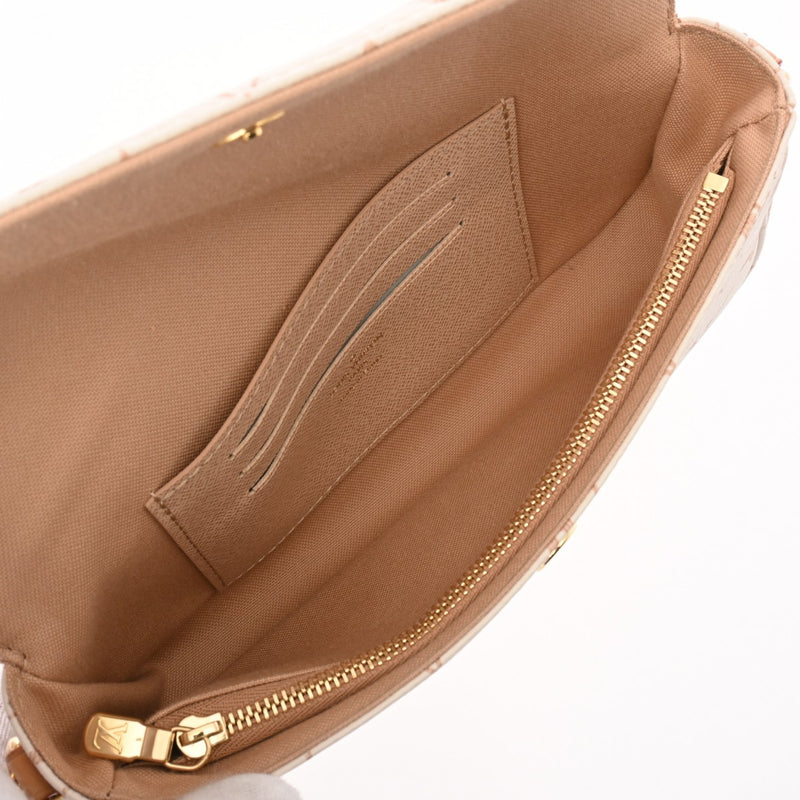 LOUIS VUITTON ルイヴィトン モノグラム ウォレットオンチェーンアイビー ベージュ系 M83091 レディース モノグラムキャンバス ショルダーバッグ 新同 中古 銀蔵