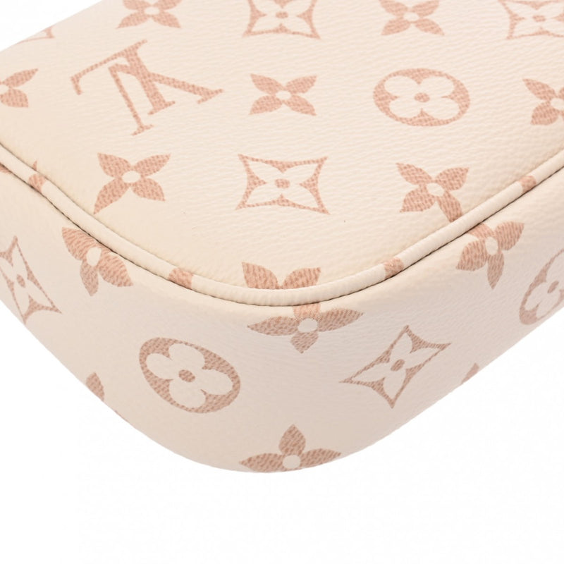 LOUIS VUITTON ルイヴィトン モノグラム ウォレットオンチェーンアイビー ベージュ系 M83091 レディース モノグラムキャンバス ショルダーバッグ 新同 中古 銀蔵