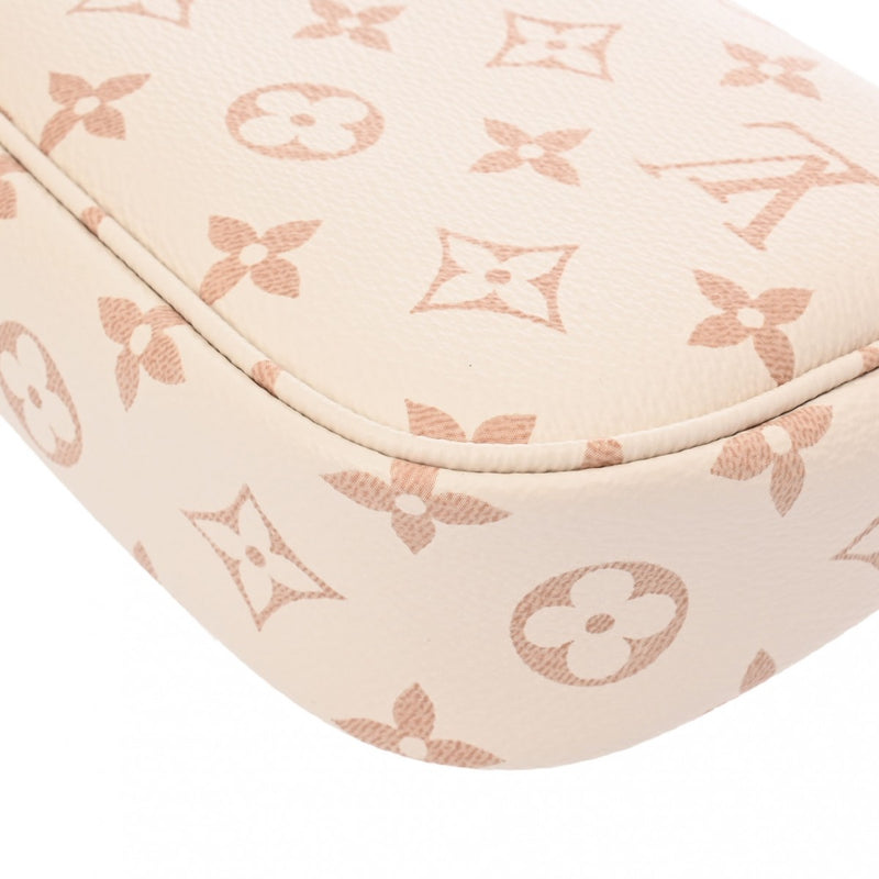 LOUIS VUITTON ルイヴィトン モノグラム ウォレットオンチェーンアイビー ベージュ系 M83091 レディース モノグラムキャンバス ショルダーバッグ 新同 中古 銀蔵