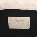 CHRISTIAN DIOR クリスチャンディオール サドル ボディバッグ ショルダーバッグ ベージュ ユニセックス ジャガード レザー ボディバッグ Aランク 中古 銀蔵