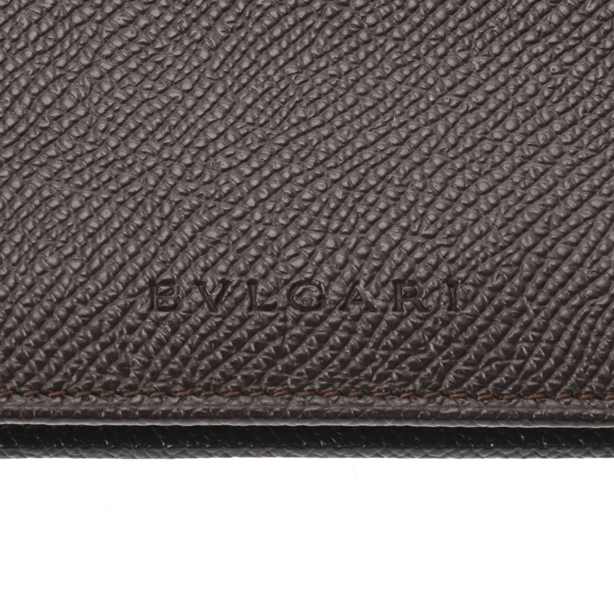 ブルガリ二つ折り財布 ダークブラウン メンズ レザー 長財布 BVLGARI