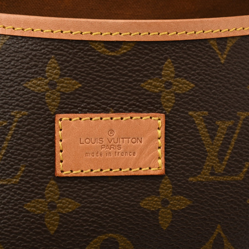 LOUIS VUITTON ルイヴィトン モノグラム ソミュール 35 ブラウン M42254 レディース モノグラムキャンバス ショルダーバッグ Bランク 中古 銀蔵