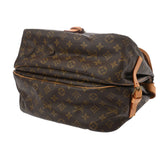 LOUIS VUITTON ルイヴィトン モノグラム ソミュール 35 ブラウン M42254 レディース モノグラムキャンバス ショルダーバッグ Bランク 中古 銀蔵