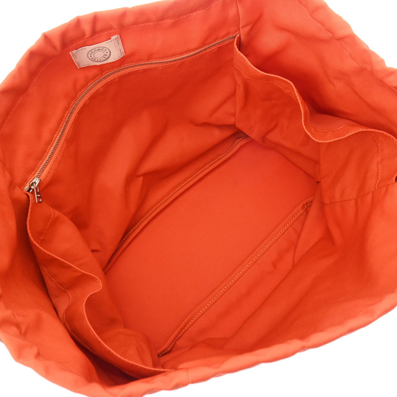 HERMES エルメス サックドパンサージュ グルーム カーキ/ブラウン X刻印(2016年頃) レディース トワルミリタリー トートバッグ ABランク 中古 銀蔵