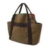 HERMES エルメス サックドパンサージュ グルーム カーキ/ブラウン X刻印(2016年頃) レディース トワルミリタリー トートバッグ ABランク 中古 銀蔵