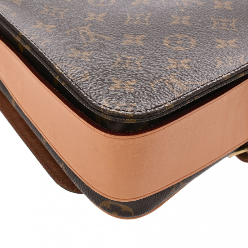 LOUIS VUITTON ルイヴィトン モノグラム カルトシエール GM ブラウン M51252 ユニセックス モノグラムキャンバス ショルダーバッグ ABランク 中古 銀蔵