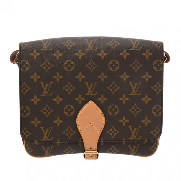 LOUIS VUITTON ルイヴィトン モノグラム カルトシエール GM ブラウン M51252 ユニセックス モノグラムキャンバス ショルダーバッグ ABランク 中古 銀蔵