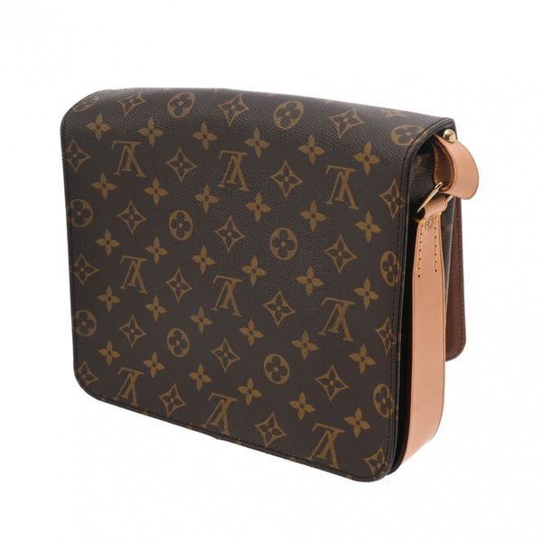 LOUIS VUITTON ルイヴィトン モノグラム カルトシエール GM ブラウン M51252 ユニセックス モノグラムキャンバス ショルダーバッグ ABランク 中古 銀蔵