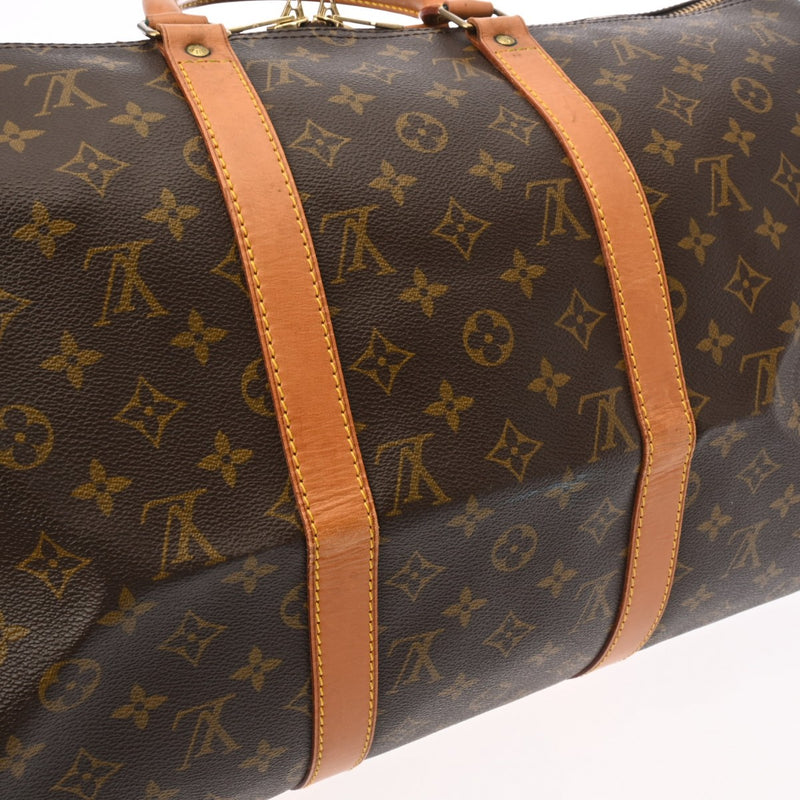 LOUIS VUITTON ルイヴィトン モノグラム キーポル 50 ブラウン M41426 ユニセックス モノグラムキャンバス ボストンバッグ Bランク 中古 銀蔵