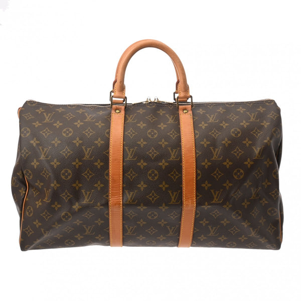 LOUIS VUITTON ルイヴィトン モノグラム キーポル 50 ブラウン M41426 ユニセックス モノグラムキャンバス ボストンバッグ Bランク 中古 銀蔵