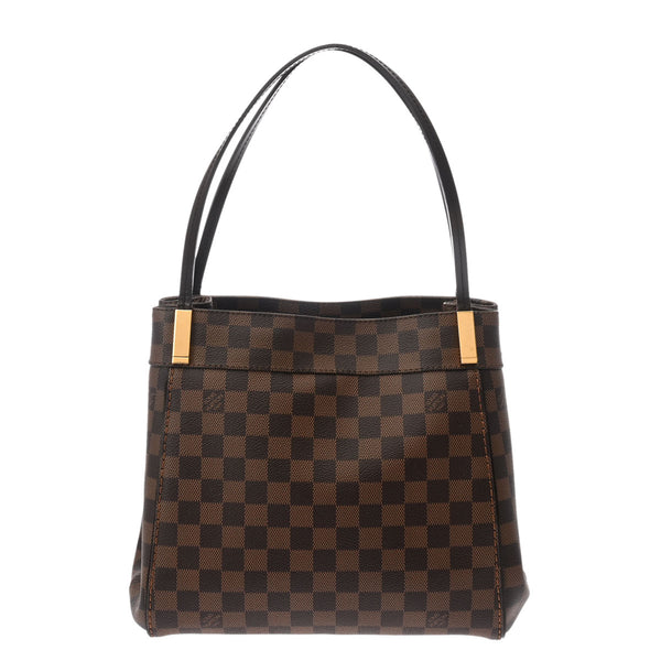 LOUIS VUITTON ルイヴィトン ダミエ マーリボーン PM ブラウン N41215 レディース ダミエキャンバス ハンドバッグ Bランク 中古 銀蔵