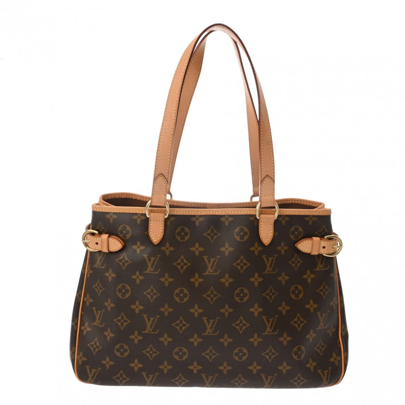 LOUIS VUITTON ルイヴィトン モノグラム バティニョール オリゾンタル ブラウン M51154 レディース モノグラムキャンバス トートバッグ ABランク 中古 銀蔵