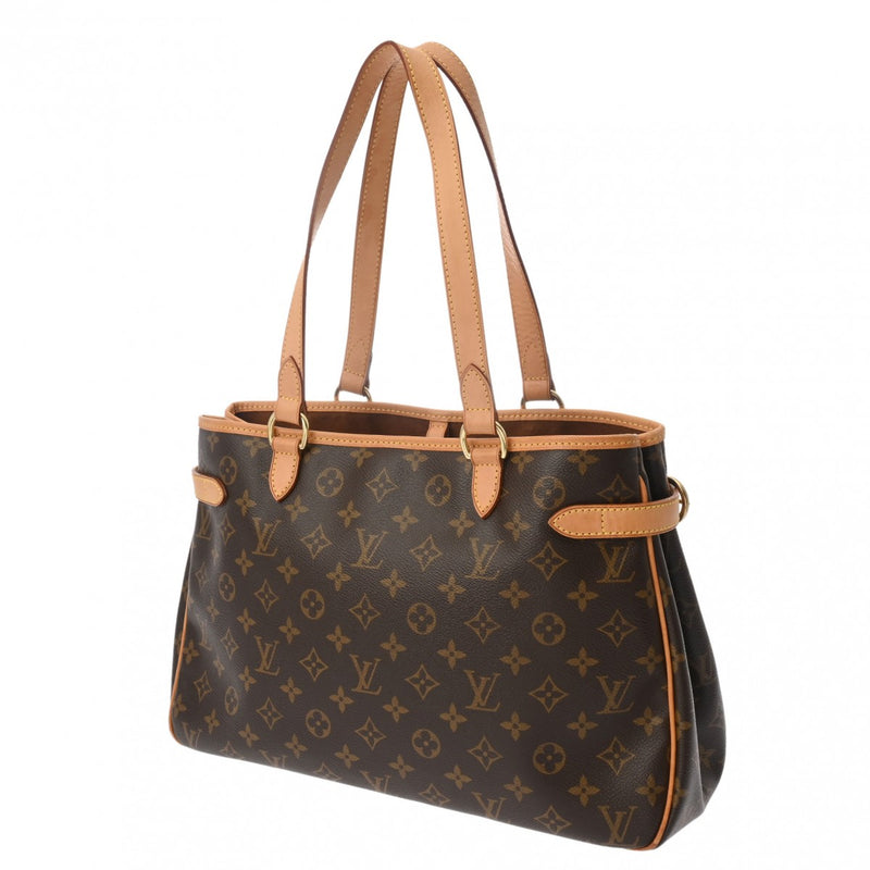 LOUIS VUITTON ルイヴィトン モノグラム バティニョール オリゾンタル ブラウン M51154 レディース モノグラムキャンバス トートバッグ ABランク 中古 銀蔵