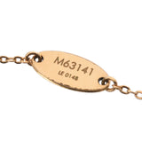 LOUIS VUITTON ルイヴィトン ナノグラム シルバー/ゴールド金具 M63141 レディース GP ネックレス ABランク 中古 銀蔵