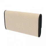 LOUIS VUITTON ルイヴィトン ポルトフォイユ カプシーヌ ベージュ/ブラック M81305 レディース キャンバス レザー 長財布 Aランク 中古 銀蔵