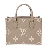 LOUIS VUITTON ルイヴィトン モノグラムアンプラント オンザゴー PM 2WAY トゥルトレール/クレーム M45779 レディース レザー ハンドバッグ Aランク 中古 銀蔵