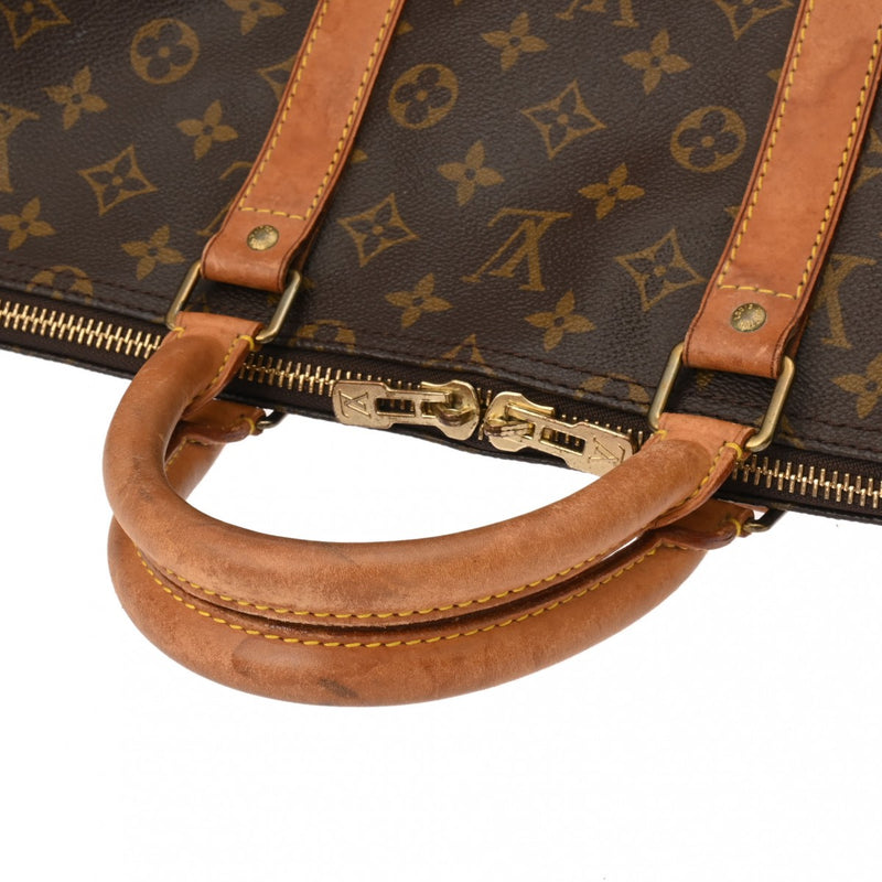 LOUIS VUITTON ルイヴィトン モノグラム キーポル バンドリエール 55 ブラウン M41414 ユニセックス モノグラムキャンバス ボストンバッグ Bランク 中古 銀蔵