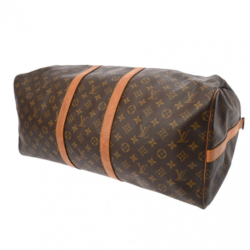 LOUIS VUITTON ルイヴィトン モノグラム キーポル バンドリエール 55 ブラウン M41414 ユニセックス モノグラムキャンバス ボストンバッグ Bランク 中古 銀蔵